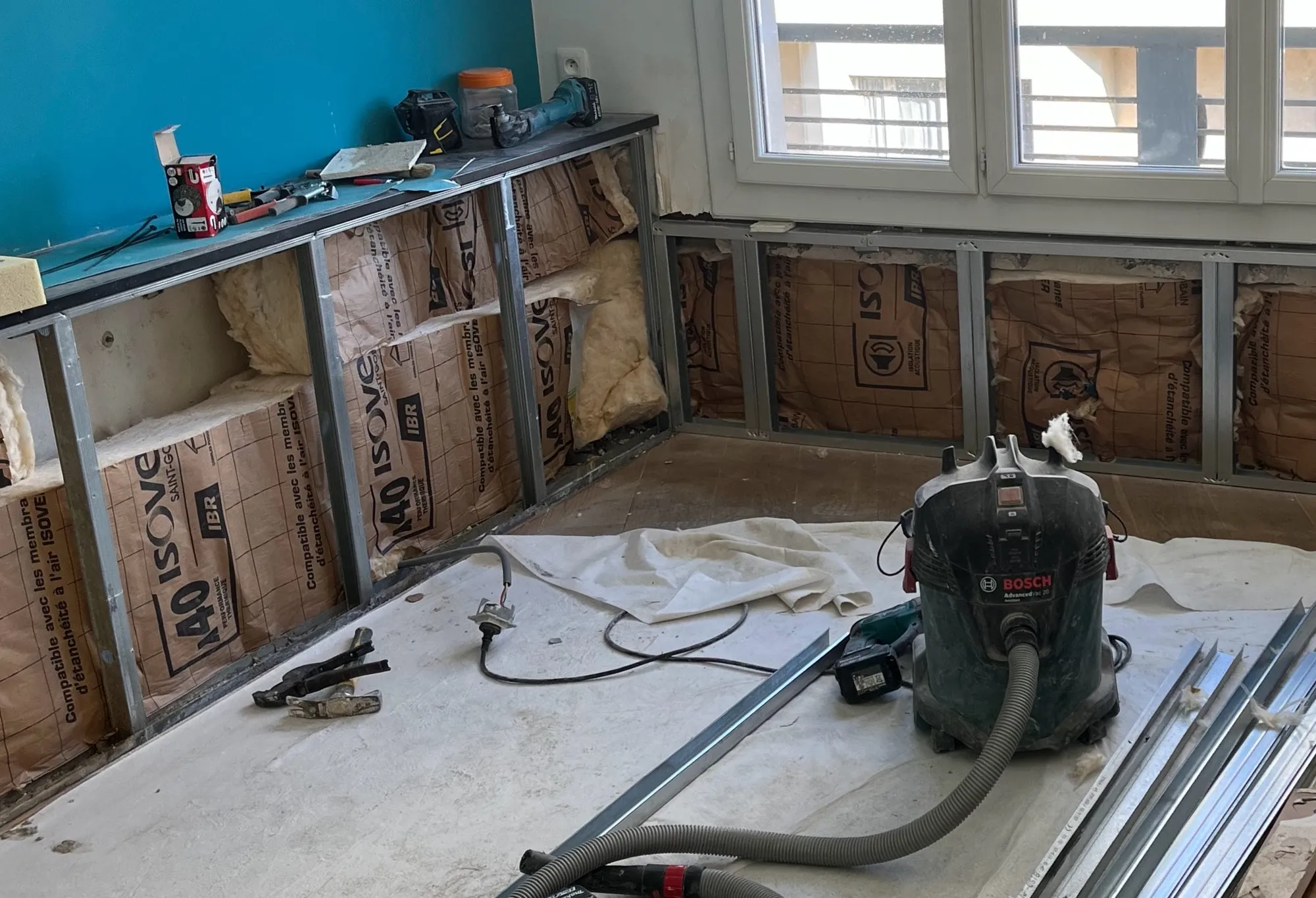 Cuisine en travaux